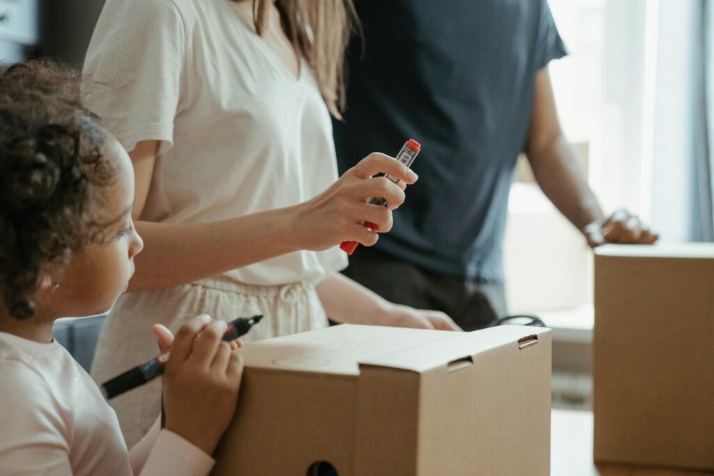 Begin Packing Room by Room